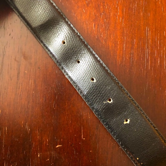 VINTAGE PALOMA PICASSO BLACK LOGO BELT - Picture 6 of 8